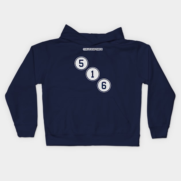 Rep Your Area Code (NY 516) Kids Hoodie by RUTSSports